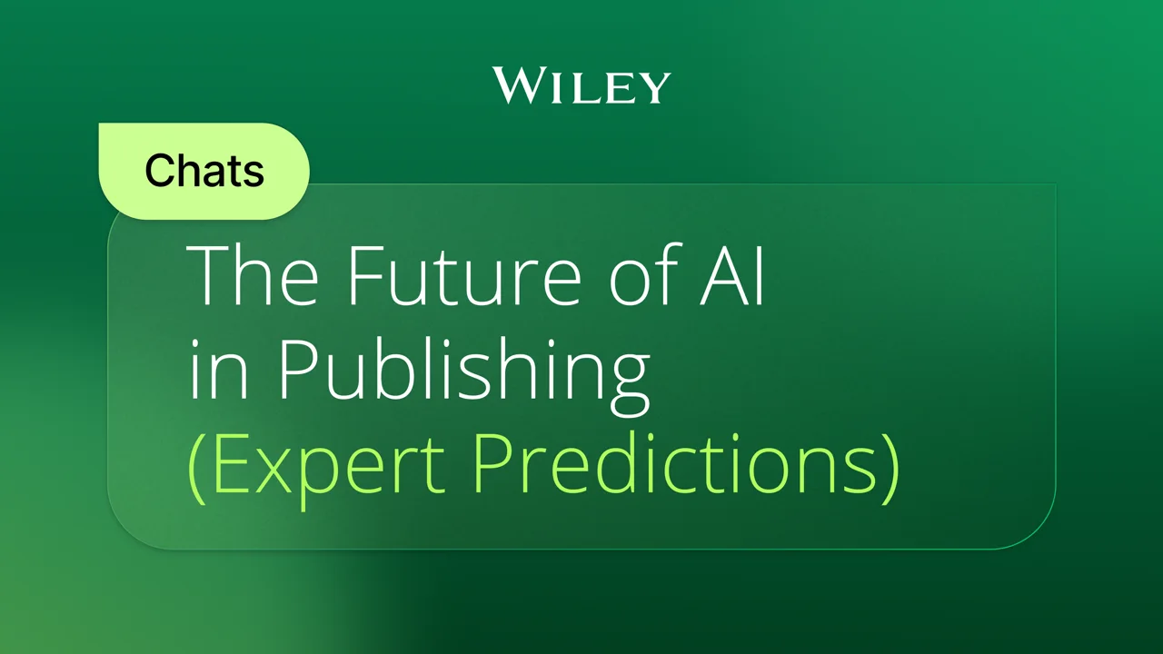 Chats Episode 1: AI in Academic Publishing video poster